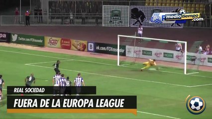 La Real Sociedad quedó fuera de la Europa League