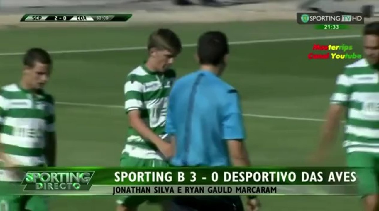 Ryan Gauld scores his first goal in Sporting Lisbon colours