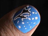 Snow Nail Art - Easy nail art designs (prachi agarwal nail art India)