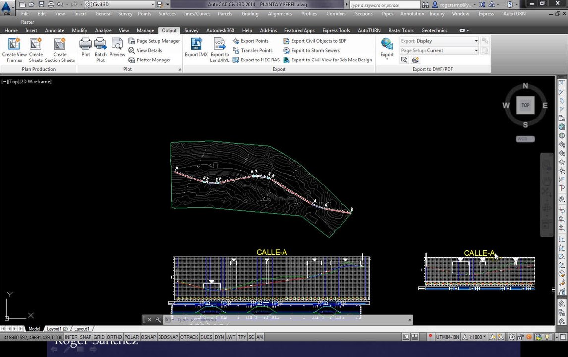 Tutoriales RG - AutoCAD Civil 3D 2014 - 52 CREACION PLANTA Y PERFIL AUTOMATICO
