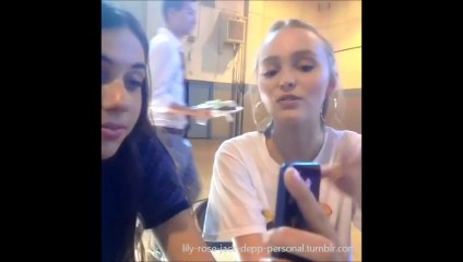 Lily-Rose Depp 2 videos personal 29-08-2014.