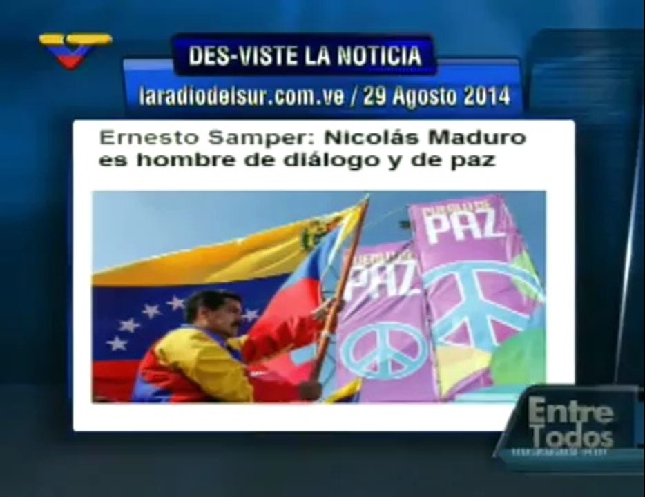 (Vídeo) Entre Todos con Luis Guillermo García del 29.08.2014 (2/6)