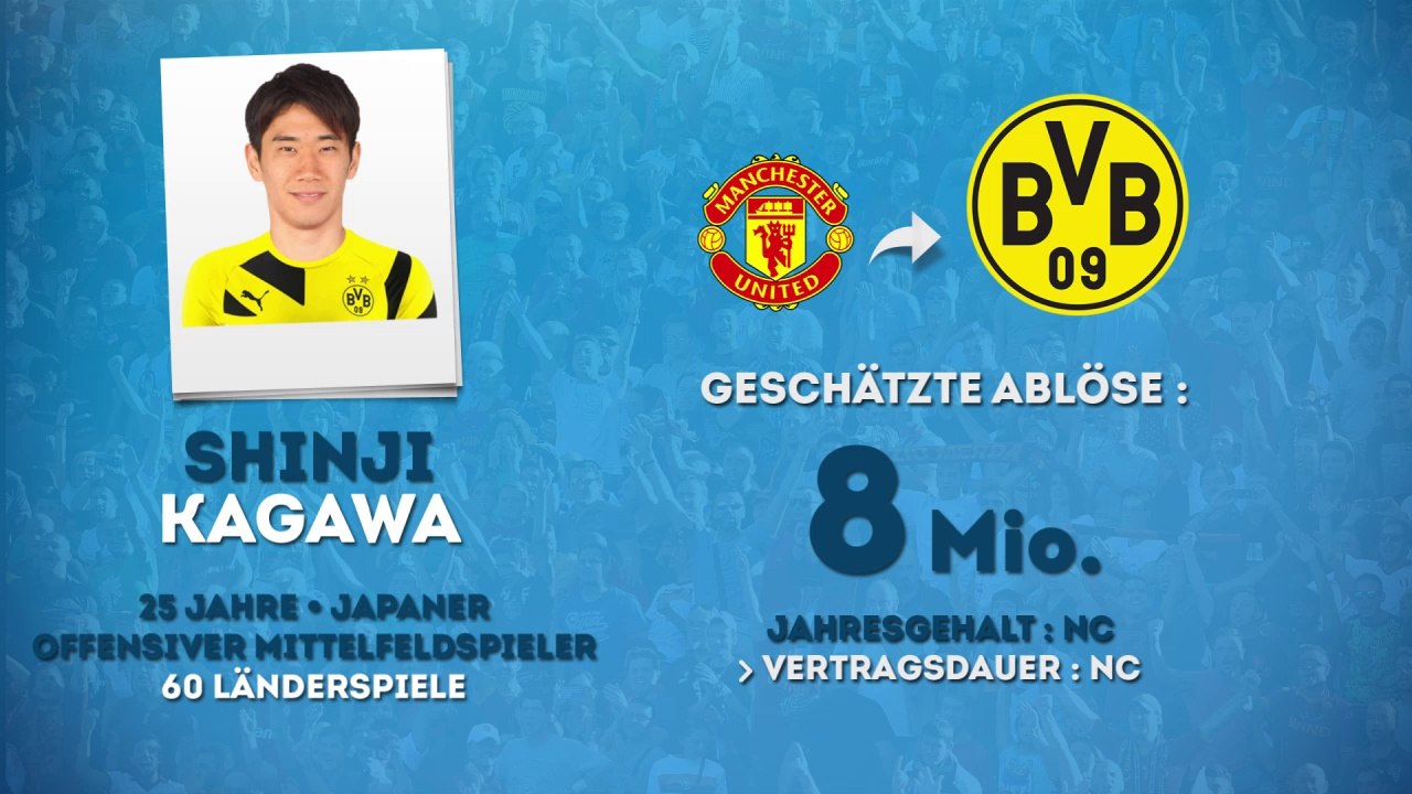 Perfekt: Shinji Kagawa kehrt zum BVB zurück
