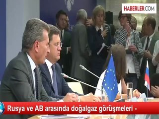 Rusya ve AB arasında doğalgaz görüşmeleri