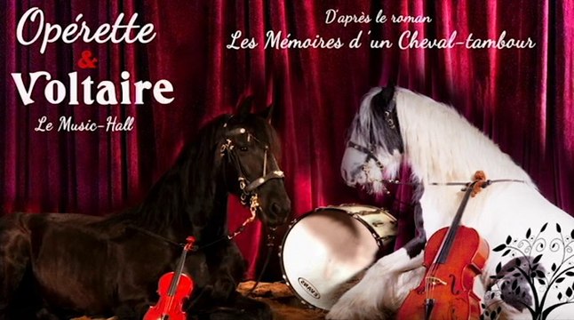 Bande annonce d'Opérette et voltaire des Opéras équestres du québec.