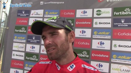 La Vuelta 2014 - Alejandro Valverde, maillot rouge à l'issue de la 7e étape