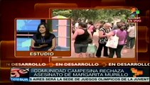Condenan en Honduras asesinato de líder campesina Margarita Murillo