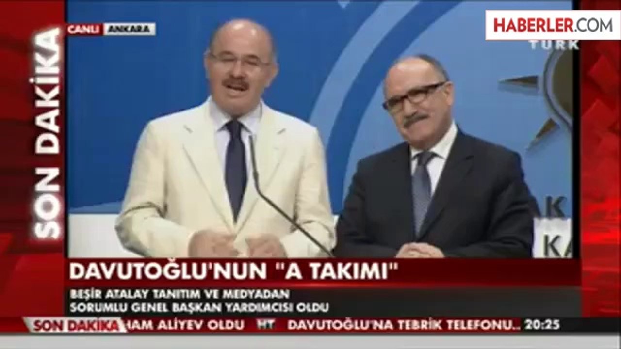 Beşir Atalay, AK Parti Sözcüsü ve Genel Başkan Yardımcısı Oldu