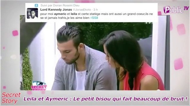 Public Zap : Leïla et Aymeric de SS8 : le petit bisou qui fait beaucoup de bruit !