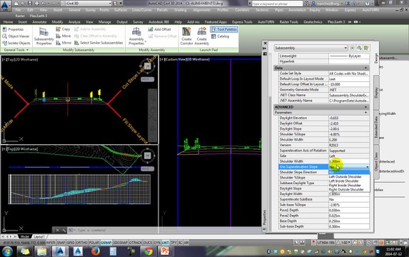 Tutoriales RG - AutoCAD Civil 3D 2014 - 39-EDICION DE SECCION TIPICA-PERALTE