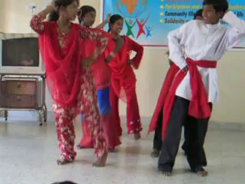 Nagpur, danse indienne mixte, Inde 2007