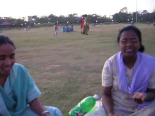 Nagpur, pique nique avec les novices (futures soeurs), Inde 2007