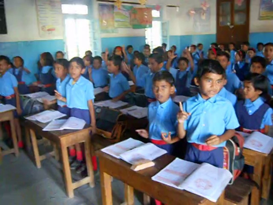 Ecole des petits Indiens, Inde 2007