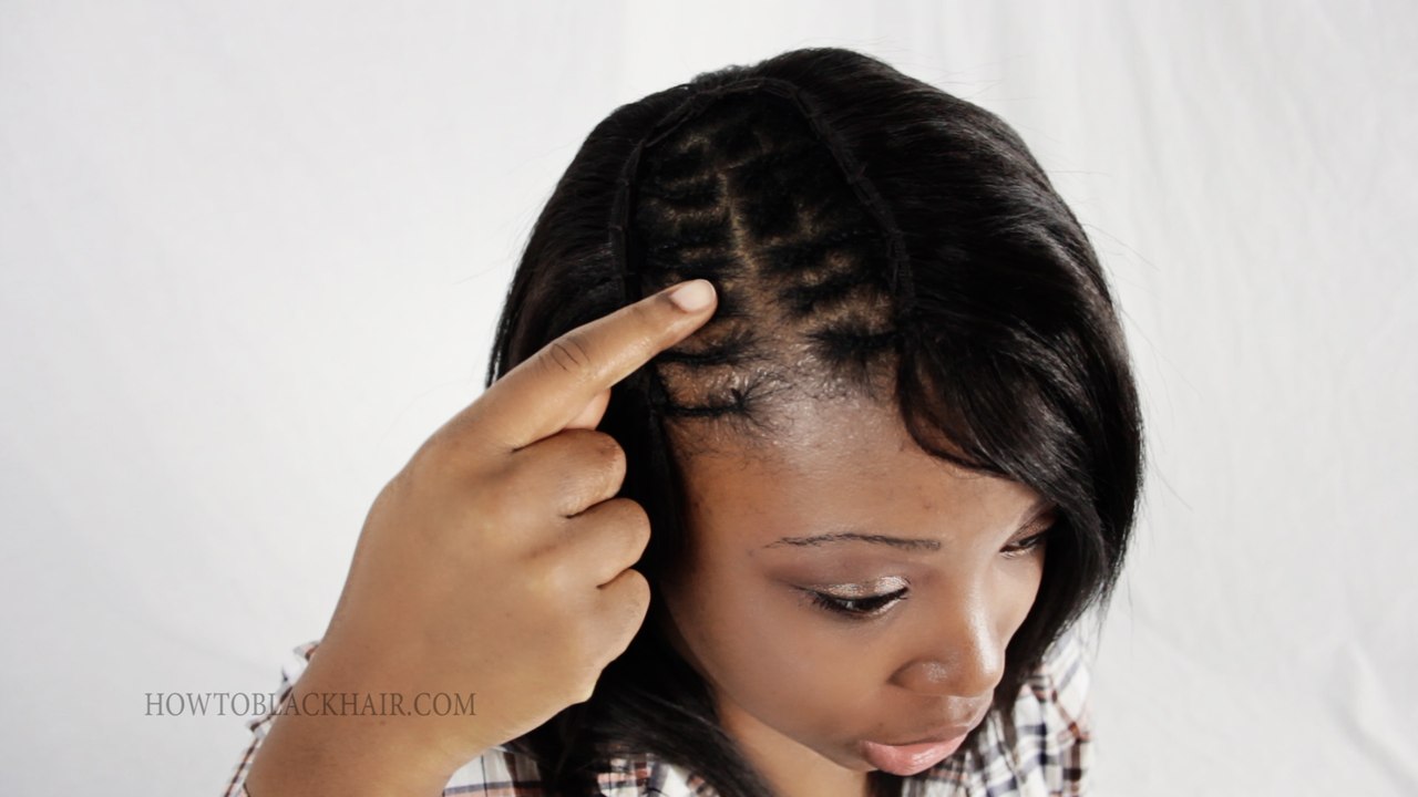 Sew In Weave For Invisible Part Extensions on African American Hair Tips & Advice Tutorial Part 4 of 8