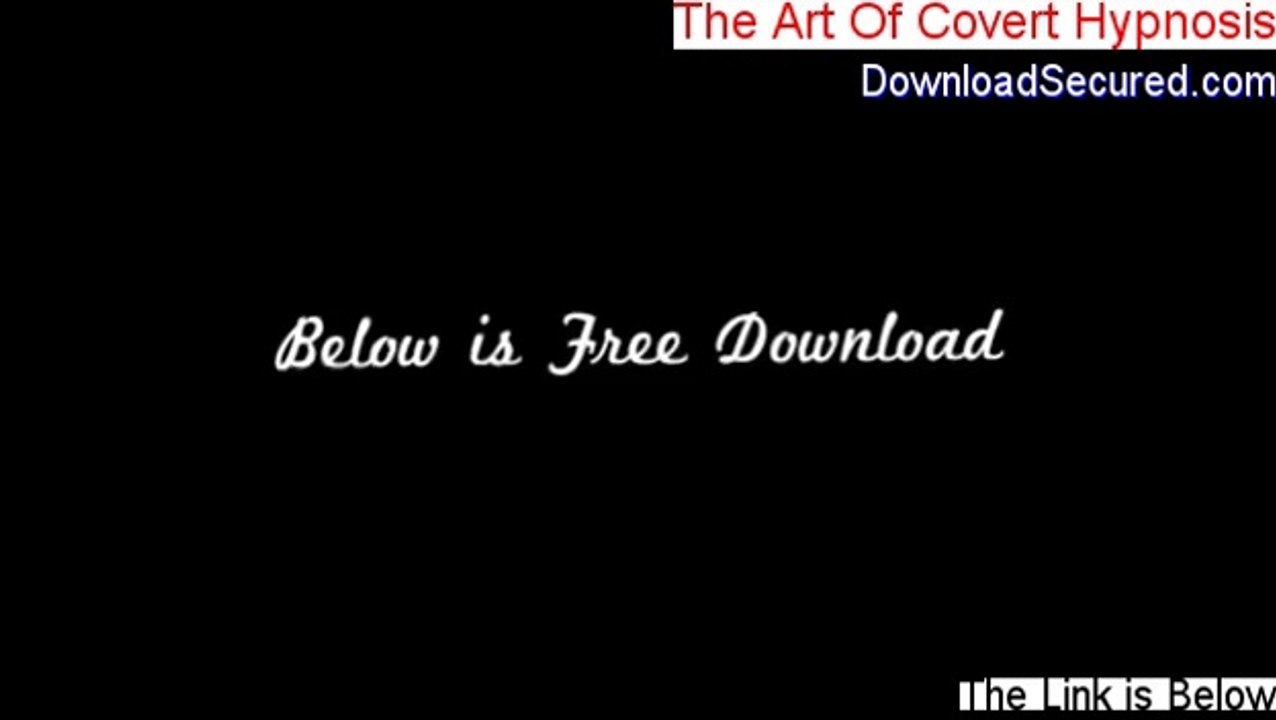 The Art Of Covert Hypnosis PDF Free - the art of covert hypnosis review