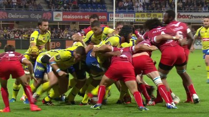 Clermont-Montpellier: Essai Fritz Lee (CLE) - J3 - Saison 2014/2015