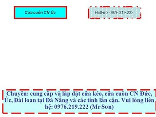 Cửa cuốn tại Sơn Trà Đà Nẵng(0976.219.222 Mr Sơn)