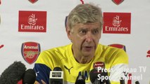 Arsene Wenger pre Leicester vs Arsenal