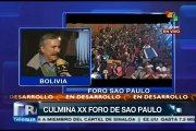 Foro de Sao Paulo sensible a gobiernos progresistas de Latinoamérica