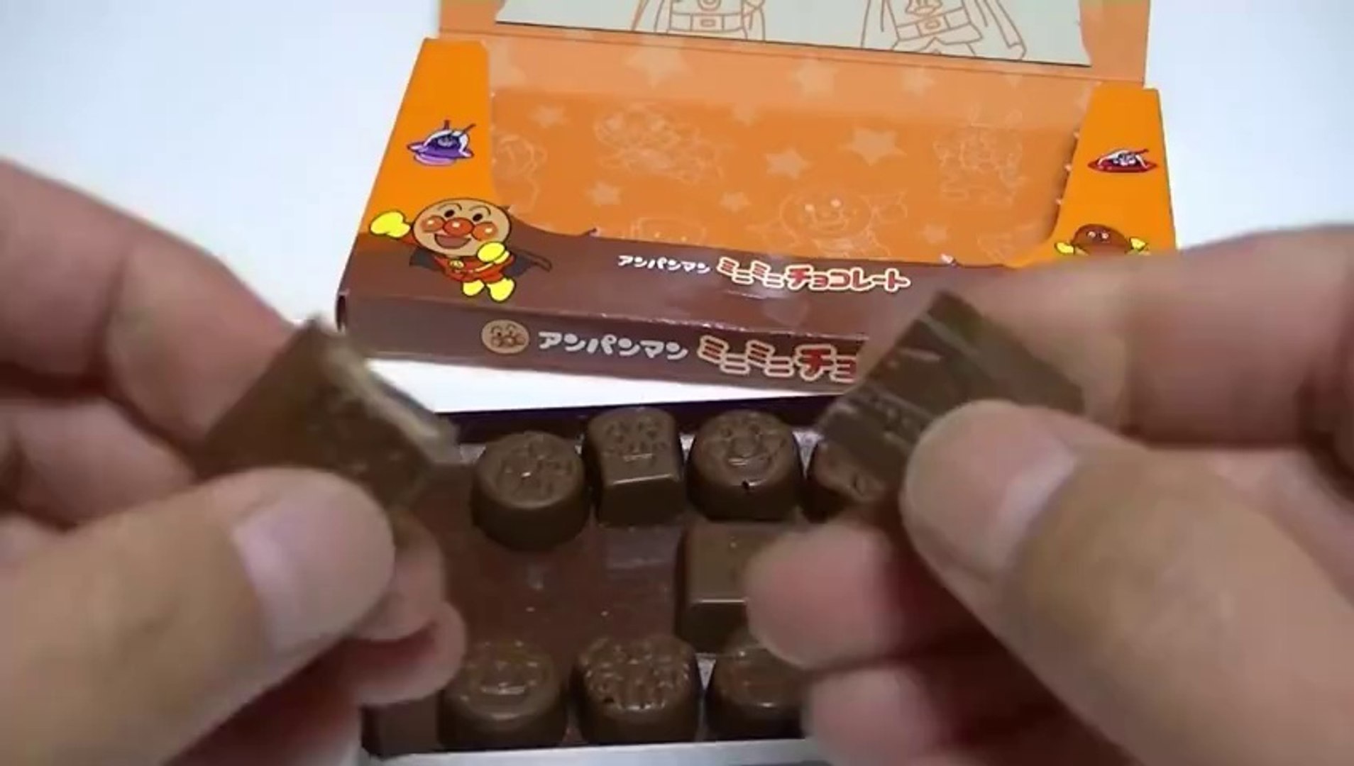 アンパンマンミニミニチョコレート Ca カルシウム入り Anpanman Chocolate Video Dailymotion