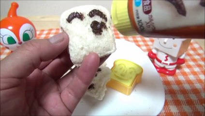 アンパンマンしょくぱんまん　しょくぱん型抜きしょくぱんまん チョコとピーナツパン工場　Anpanman