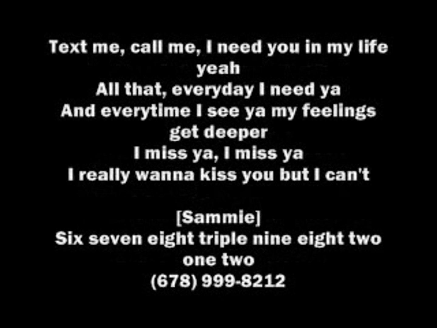 Kiss Me Thru The Phone Lyrics Soulja Boy - video Dailymotion