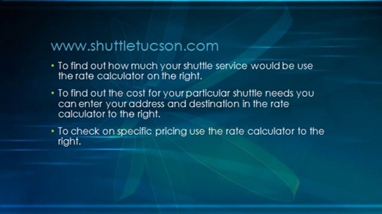 Tucson Airport Shuttle | www.shuttletucson.com