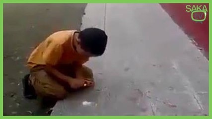 Çocuk patlatıcam derken kendi patladı