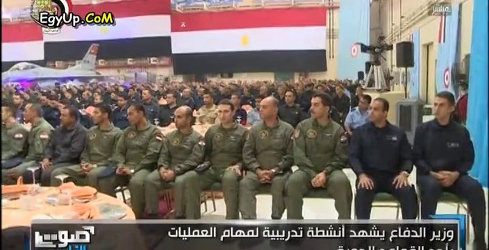 شاهد بالفيديو تدريب قوات من الدفاع الجوى المسئوله عن تامين الحدود بمشاركة وزير الدفاع