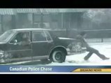 Kanadada Polis Hırsız Kovalamacası