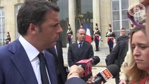 Parigi - Dichiarazioni alla stampa del Presidente del Consiglio Matteo Renzi (30.08.14)