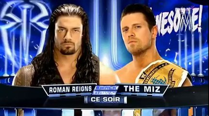 AB1 SMACKDOWN THE MIZ VS ROMAN REIGNS