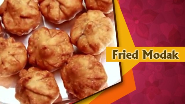 Fried Modak Recipe In Marathi (तळलेले मोदक) - Ganesh Chaturthi Special - Indian Recipe
