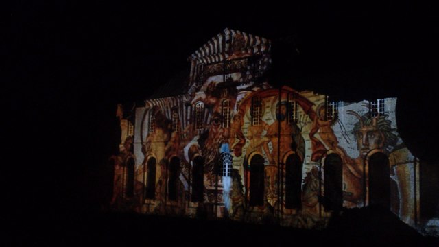 Féerie de lumières à l'Abbaye