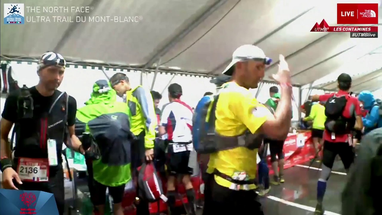 UTMB® 2014 - Ravitaillement des Contamines-Montjoie