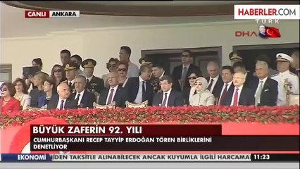Cumhurbaşkanı Erdoğan, Tören Kıtasını Selamladı