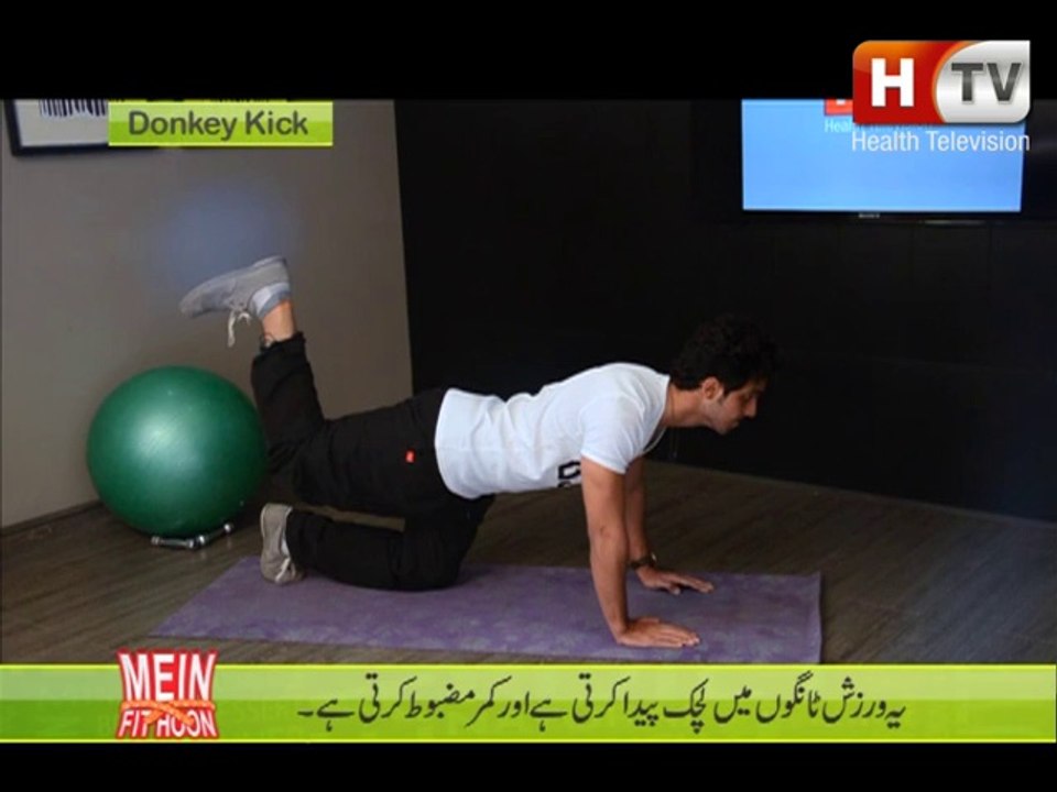 Donkey Kick - HTV Body Weight Workout - Mein Fit Hoon