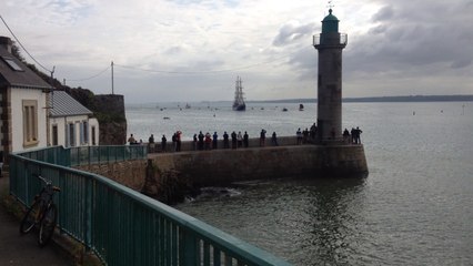 L'arrivée en fanfare du Bélem