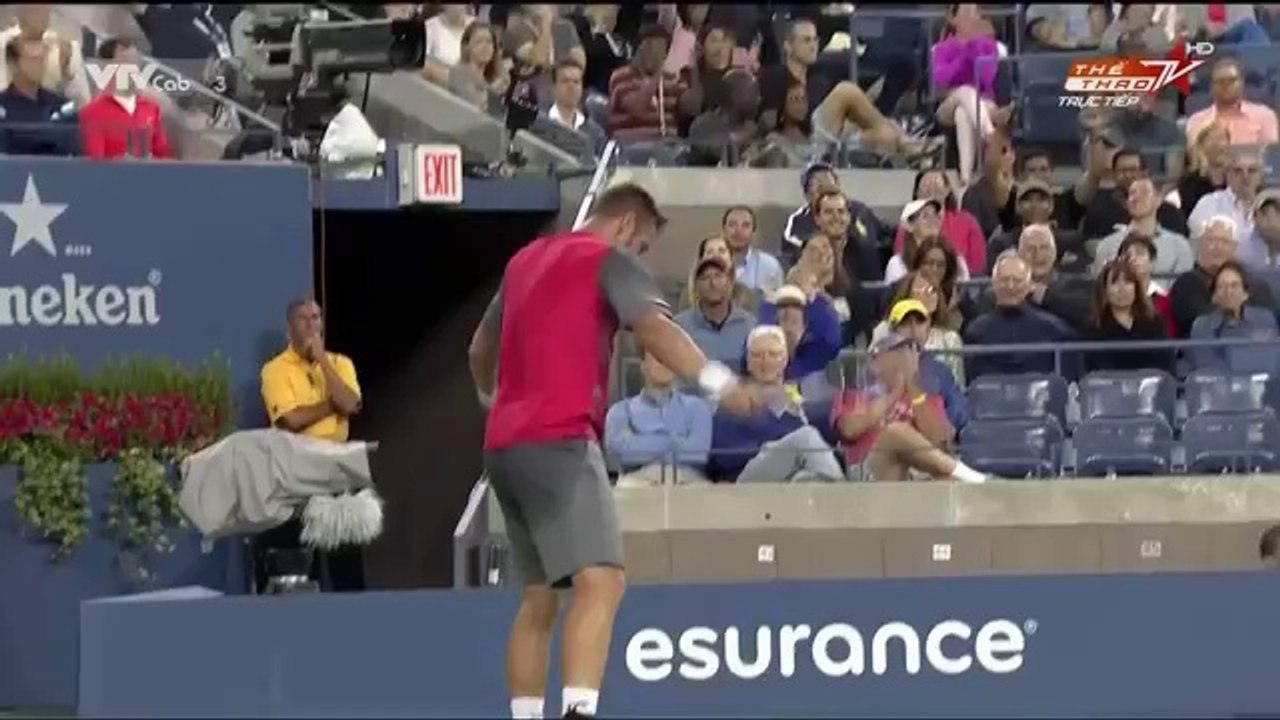 Samuel Groth vs Roger Federer 0-3 Round 2 US Open 2014