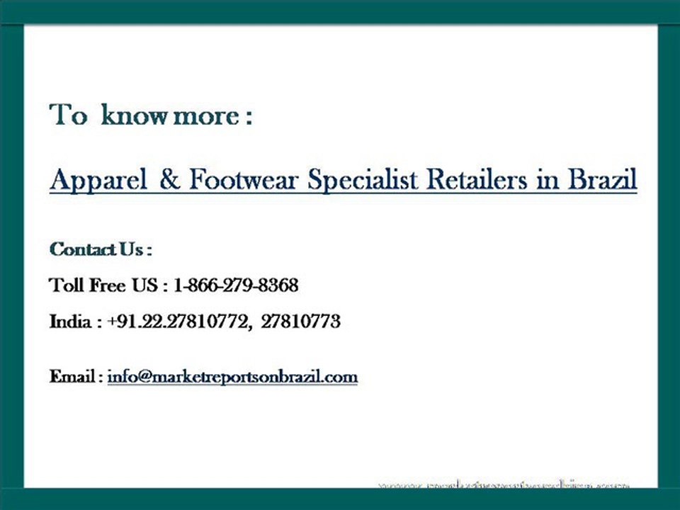 Apparel and Footwear