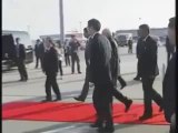 Prime Minister Narendra Modi arrives at Osaka Airport in Japan