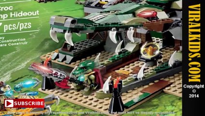 Lego Legends of Chima The Croc Swamp Hideout   70014 - Toys Review