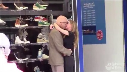 Old man gropes me in public & I like it! _-O (Prank)