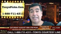 College Football Betting Previews Free Picks TV Games Odds 8-30-2014