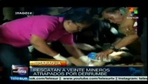 Rescatan a 20 mineros atrapados en mina de oro en Nicaragua