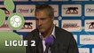 Conférence de presse AJ Auxerre - Valenciennes FC (1-2) : Jean-Luc VANNUCHI (AJA) - Bernard  CASONI (VAFC) - 2014/2015