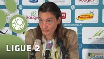 Conférence de presse Chamois Niortais - Clermont Foot (0-0) : Régis BROUARD (NIORT) - Corinne DIACRE (CF63) - 2014/2015