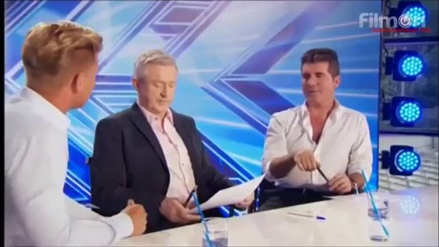 Simon Cowell mentioning Lizzy Pattinson auditioning for X factor