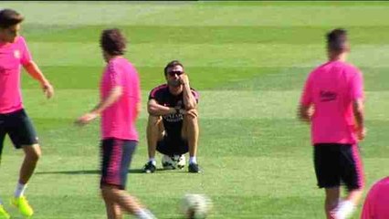 Luis Enrique confía en que el Barça siga mejorando