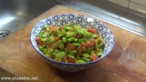 Cuisine Orientale - Salade de Fèves au Cumin, et Tomates